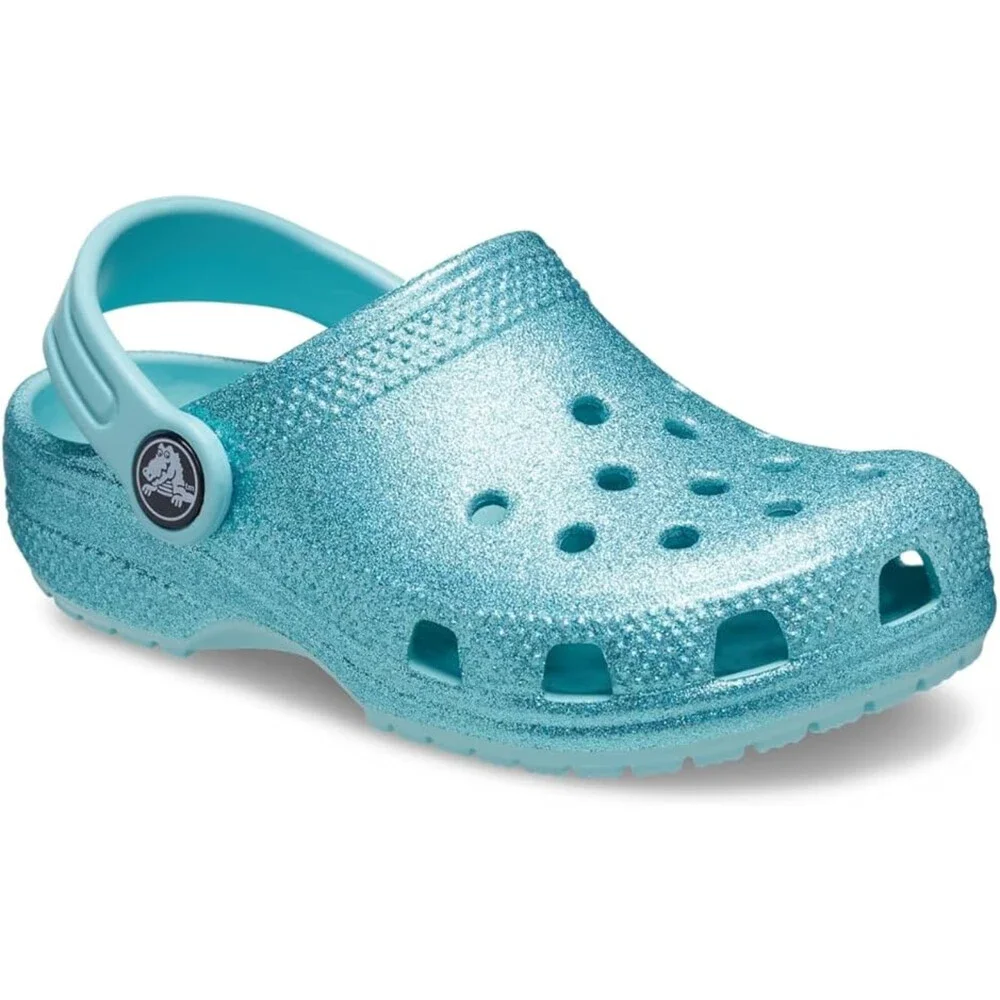 Crocs Classic 206992-461 Clogs Toddler 5 Pure Water Glitter Comfort Shoe KFC1046